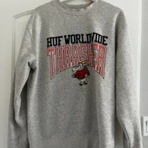 HUF x Thrasher Pullover Sweatshirt